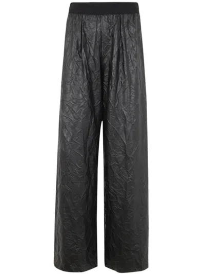 Maria Calderara Long Trousers In Black