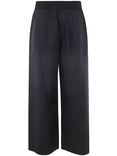 Maria Calderara Long Wide Pants In Blue