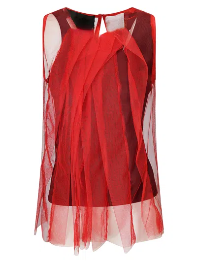 Maria Calderara Origami Tulle Top