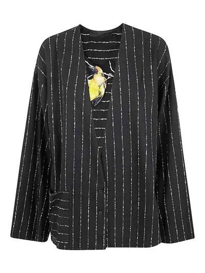 MARIA CALDERARA CHAQUETA CASUAL - NEGRO