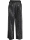 Maria Calderara Wide And Long Pants In Black