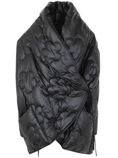 MARIA CALDERARA MARIA CALDERARA PADDED WRAP CHOC OVERSIZED FLUFFY HUG