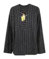 Maria Calderara Over Jacket In Black