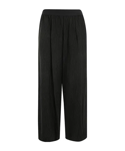 MARIA CALDERARA MARIA CALDERARA PINSTRIPE WIDE LEG PANTS
