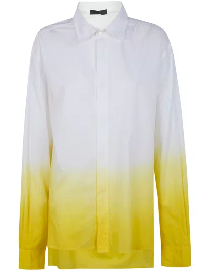 Maria Calderara Shaded Cotton Muslin Shirt In Multi