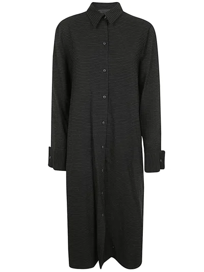 Maria Calderara Shirt Dress In Black