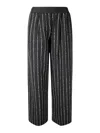 Maria Calderara Wide And Long Pants In Black
