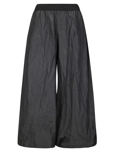 MARIA CALDERARA SOFT TAFFETA TROUSERS WITH ELASTIC WAIST