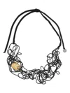 Maria Calderara Statement-pendant Necklace In Gold