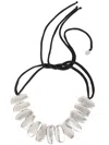 Maria Calderara Stones Necklace In Silver