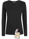 Maria Calderara T-shirt In Black Coctail