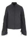 Maria Calderara Textured Button-fastening Shirt In Black