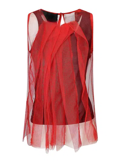 Maria Calderara Sleeveless Cotton Top In Yellow