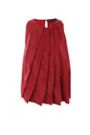 Maria Calderara Sleeveless Pleated Blouse