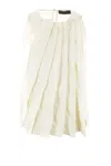 Maria Calderara Sleeveless Pleated Blouse