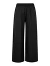 Maria Calderara Polyester Trousers In Black