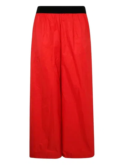 Maria Calderara Trousers In Red