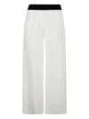 Maria Calderara Polyester Trousers In White