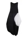 Maria Calderara Sessantre Volte No Puppet Long Dress In Black