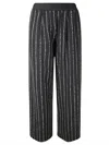 Maria Calderara Wide And Long Pants In Black