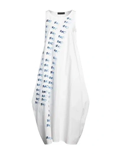 Maria Calderara Woman Maxi Dress White Size 3 Cotton