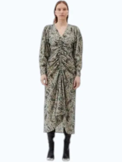 Maria Cher Alicante Belen Maxi Dress In Mix In Gray