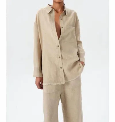 Maria Cher Aquino Tina Shirt In Sand In Neutral