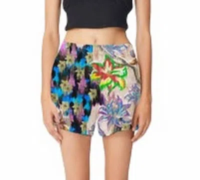 Maria Cher Areco Dinna Short In Purple Mix 4 In Multi