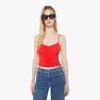 MARIA CHER ARIA TOP IN RED - SIZE X-LARGE