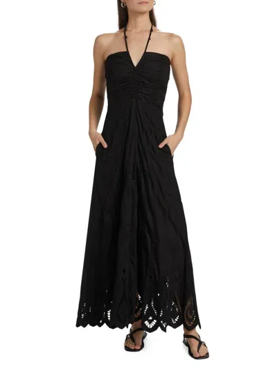 Maria Cher Balcarce Tori Maxi Dress In Black