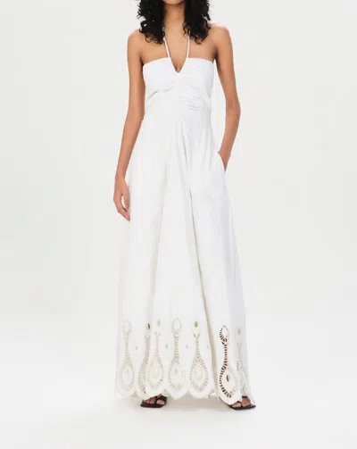 Maria Cher Balcarce Tori Maxi Dress In Ecru In White
