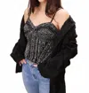 Maria Cher Bayo Gigi Top In Black In Black