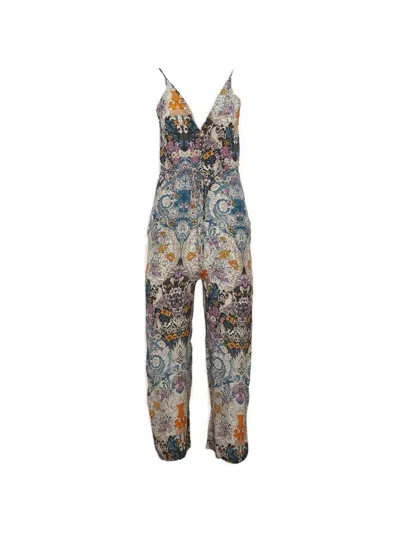 Maria Cher Besalu Agnes Printed Jumpsuit In Multi