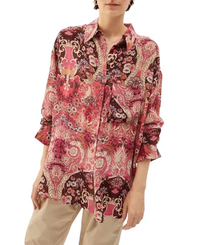 Maria Cher Besalu Pilar Shirt In Mix 1 Pink