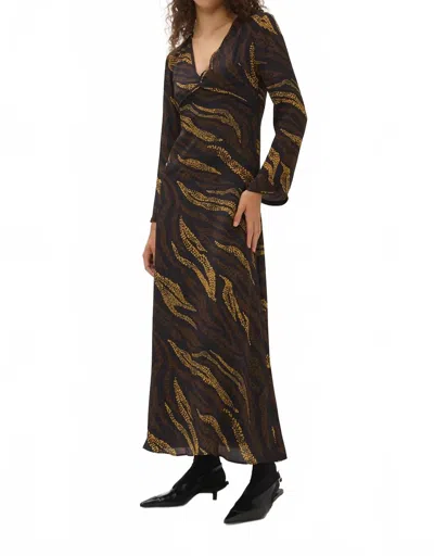 Maria Cher Bowie Cheryl Maxi Dress In Black