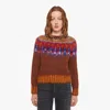 Maria Cher Brookside Creek Sweater Brick In Brown