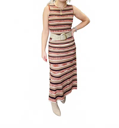 Maria Cher Canyon Jamie Skirt In Bordeaux In Multi