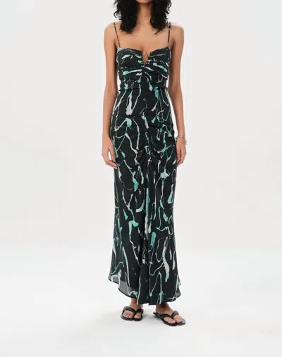 Maria Cher Castelli Toribia Midi Dress In Green