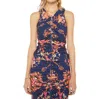 Maria Cher Ceibo Mich Top In Navy Shibori In Blue