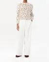 Maria Cher Charlone Bora Pullover Sweater In Off White In White