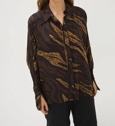 Maria Cher Clary Shirt In Brown In Multi