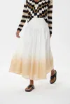Maria Cher Corrientes Kristel Midi Skirt In Off-white