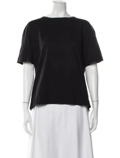 Pre-owned Maria Cher Crew Neck Short Sleeve T-shirt In Black