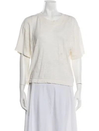 Pre-owned Maria Cher Crew Neck Short Sleeve T-shirt In Neutrals