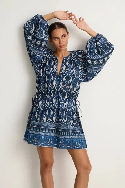 Maria Cher Delancey Vito Dress In Blue Vibes