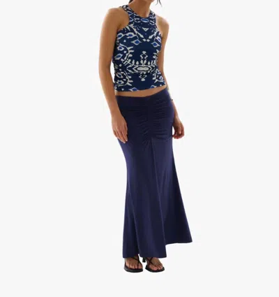 Maria Cher Ensenada Berni Sleeveless Top In Marine In Blue