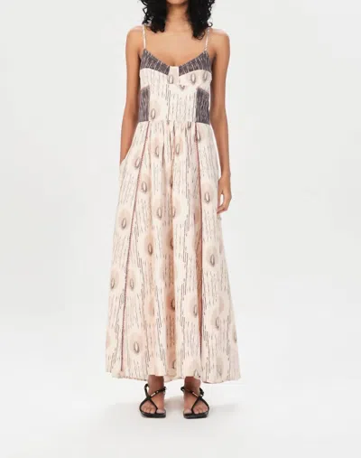 Maria Cher Florida Maive Midi Dress In White