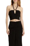Maria Cher Huemul Eliza Top In Black In Black