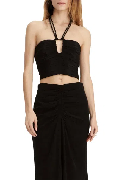 Maria Cher Huemul Eliza Top In Black