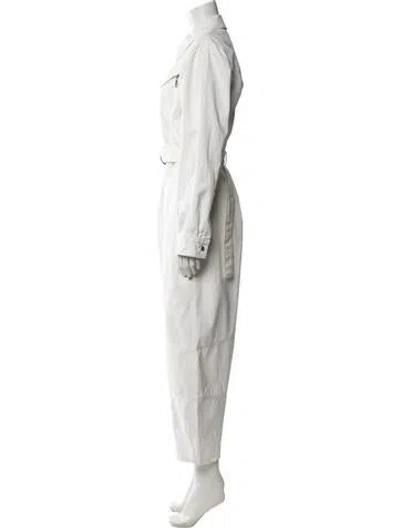 Pre-owned Maria Cher Jumpsuit In White